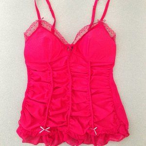 NWT Victoria's Secret sexy little thing lace ruffle camisole
